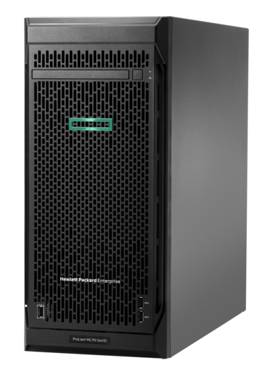 ProLiant ML110 Gen10 Silver 4110 HotPlug Tower(4.5U)/Xeon8C 2.1GHz(11Mb)/1x16GbR1D_2666/S100i(ZM/RAID 0/1/10/5)/noHDD(8/16up)SFF/noDVD/iLOstd/2NHPFan/2x1GbEth/1x800W(2up)