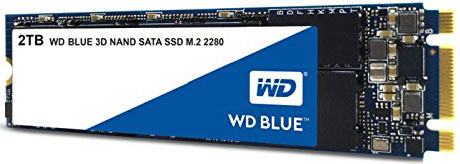 Western Digital SSD BLUE 2Tb SATA-III M2.2280 3D NAND WDS200T2B0B