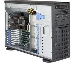 Supermicro SuperServer 4U 7049P-TR noCPU(2)Scalable/TDP 70-205W/ no DIMM(16)/ SATARAID HDD(8)LFF/ 2xGbE/ 6xFH, M2/ 2x1280W