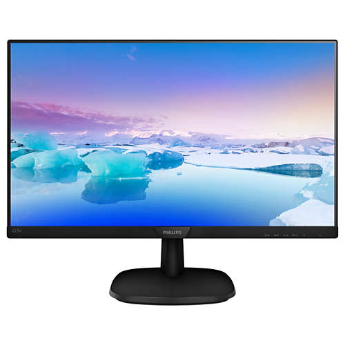 21,5" Philips 223V7QHAB 1920x1080 IPS LED 16:9 5ms VGA HDMI 10M:1 178/178 250cd Speakers Black*223V7QHAB/00*223V7QHAB/00