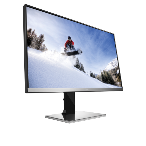 25" AOC Q2577PWQ 2560x1440@60Hz IPS W-LED 16:9 5ms D-Sub DVI HDMI MHL DP 50M:1 178/178 350cd Speakers HAS Pivot Silver-Black