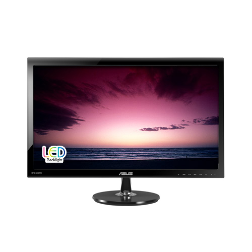 ASUS 27" VS278Q LED, 16:9, 1920x1080, 1 ms GTG, 170°/160°, 300 cd/m, 80Mln:1, Gaming, D-Sub, DVI, HDMI, Display Port, колонки, Black