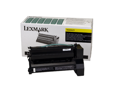 Lexmark C752, C762 Yellow High Yield Return Programme Print Cartridge (15K) 15,000 pages  C752 / C752dn / C752dtn / C752fn / C752n / C762 / C762dn / C762dtn / C762n / X752e / X762e