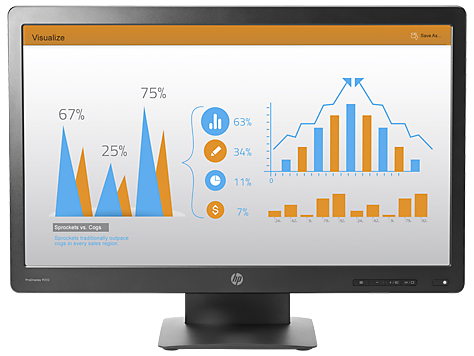 HP ProDisplay P232 LED TN Monitor (250cd/m2, 1000:1, 5ms, 170°/160°, VGA, DisplayPort, 1920x1080, LED backlight,EPEAT gold)