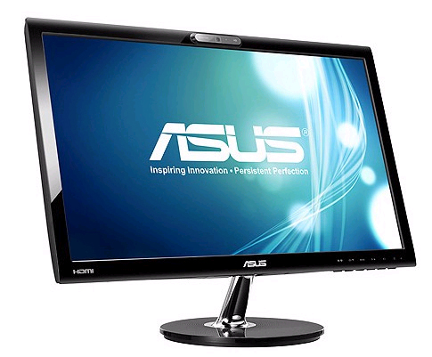 ASUS 21.5" VK228H LED, 1920x1080, 5ms, 250 cd/m, 170°/160°, 80Mln:1, D-Sub, DVI-D, HDMI, колонки, HD Camera, VESA(100x100), Black, 90LMF9101Q03241C-