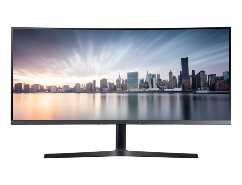Samsung 34" C34H890WJI PLS LED изогнутый 21:9 3440x1440 4ms 3000:1 300cd 178/178 HDMI DP USB HAS Black