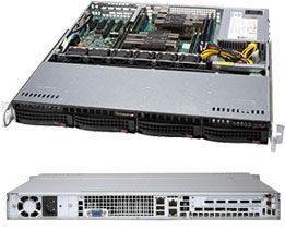 Supermicro SuperServer 1U 6019P-MT noCPU(2)Scalable/TDP 70-140W/ no DIMM(8)/ SATARAID HDD(4)LFF/ 2xGbE/1xFH, M2/ 1x500W