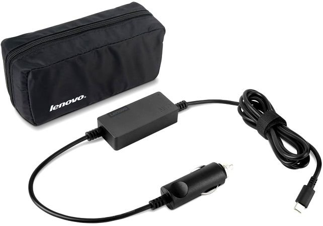 Lenovo 65W USB-C DC Travel Adapter for L380/480/580, P51s/52s T470/470s/480/480s/570/580, TP13, Yoga370, X270/280/380 yoga