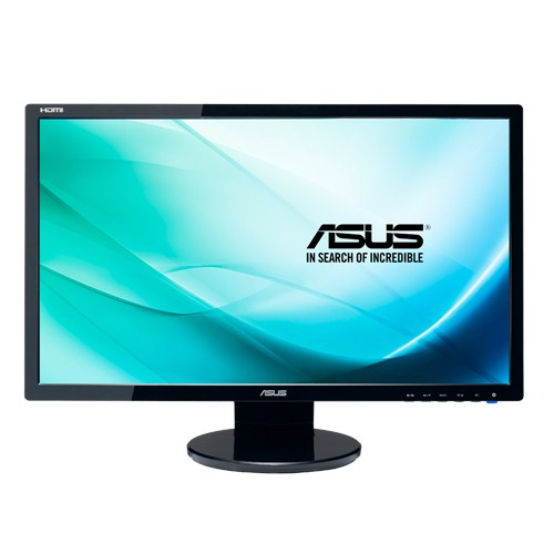ASUS 24" VE248HR LED, 16:9, 1920 x1080, 1 ms, 250 cd/m, 10M:1, 170°/160°, D-Sub, DVI, HDMI, колонки, Tilt, VESA, Black, 90LMC3001Q02231C-