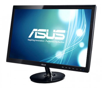 ASUS 23.6" VS247NR LED, 1920x1080, 5ms, 250cd/m2, 170°/160°, 50Mln:1, D-Sub, DVI, VESA, регул. наклона, Black, 90LME2301T02211C-