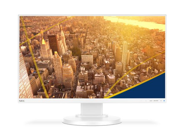 NEC 24'' E241N LCD S/Wh  ( IPS; 16:9; 250cd/m2; 1000:1; 6ms; 178/178; 1920х1080; D-sub; HDMI; DP; HAS 110 mm; Tilt; Swiv 45/45; Pivot, Spk 2х1W; тонкая рамка 1мм)