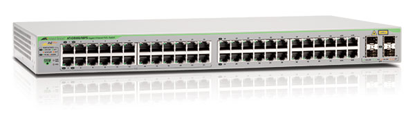 Allied Telesis Gigabit Smart Access PoE+ switch 48 ports