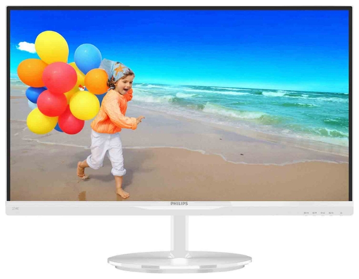 23" Philips  234E5QHAW AH-IPS LED 1920x1080 16:9 5ms VGA, HDMI, MHL-HDMI 10M:1 178/178 250cd Glossy-White