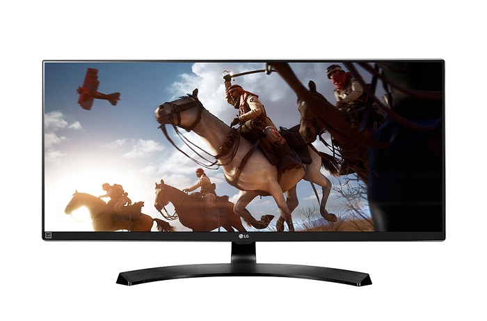 LG 34" 34UM88C-P IPS LED, 3440x1440, 5ms, 300cd/m2, 1000:1 (Mega DCR), 178°/178°, 2*HDMI, Апп.калибровка, USB, Display Port, Tilt, регулировка по высоте, колонки, VESA, Black
