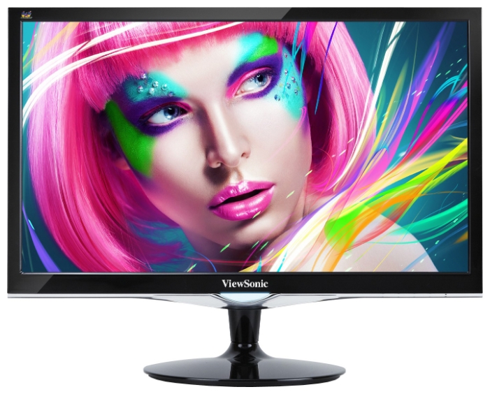 Viewsonic 23.6" VX2452MH LED, 1920x1080, 2ms, 300 cd/m2, 170°/160°, 50Mln:1, D-Sub, DVI, HDMI, колонки+усилитель, Tilt, VESA, Black