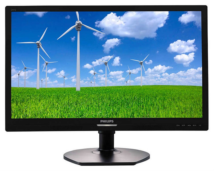 23,8" Philips 241S6QYMB 1920x1080 IPS LED 16:9 5ms VGA DVI DP 20M:1 178/178 250cd HAS Pivot Tilt Swivel Speakers Black