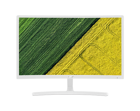 ACER 23.6" ED242QRwi LED VA, 1920x1080, 4ms, 250cd/m2, 3000:1, VGA + HDMI, White Curved 1800R