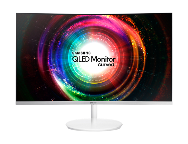 Samsung 31.5" C32H711QEI VA LED изогнутый 16:9 2560x1440 4ms 3000:1 300cd 178/178 HDMI miniDP Tilt  White
