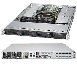 Supermicro SuperServer 1U 5018R-WR no CPU(1) E5-2600/1600v3/v4 no memory(8)/ on board C612 RAID 0/1/5/10/ no HDD(4)LFF/ 2xGE/ 2xFH,1xLP/ 2x500W Gold/ Backplane 4xSATA/SAS