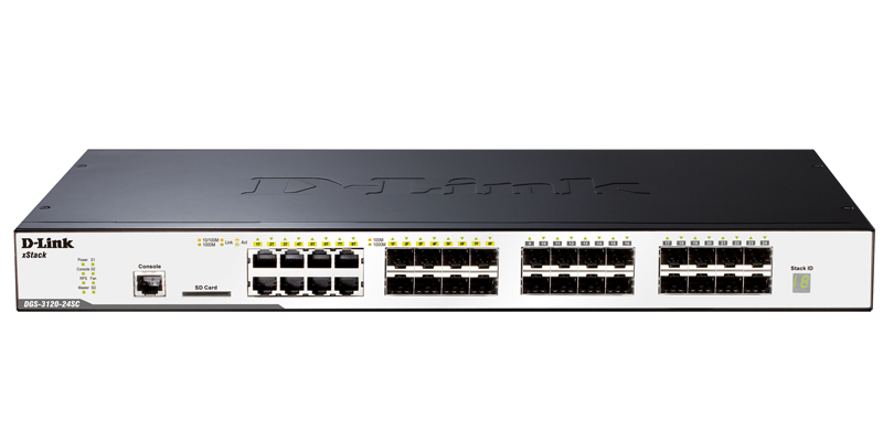 D-Link DGS-3120-24SC/B1ARI, 24-Port Managed L3 Gigabit Switch