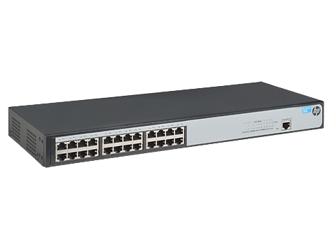 HPE  1620 24G Switch (24x10/100/1000 RJ-45, basic Web, 19'')