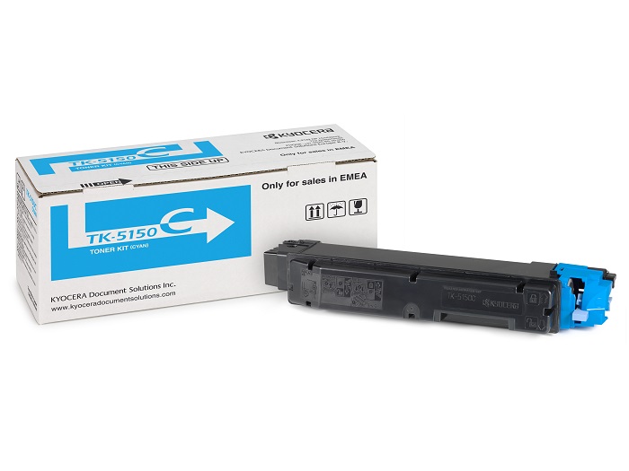 Тонер-картридж Kyocera TK-5150C синий  для P6035cdn/M6535cidn (10 000 стр.)
