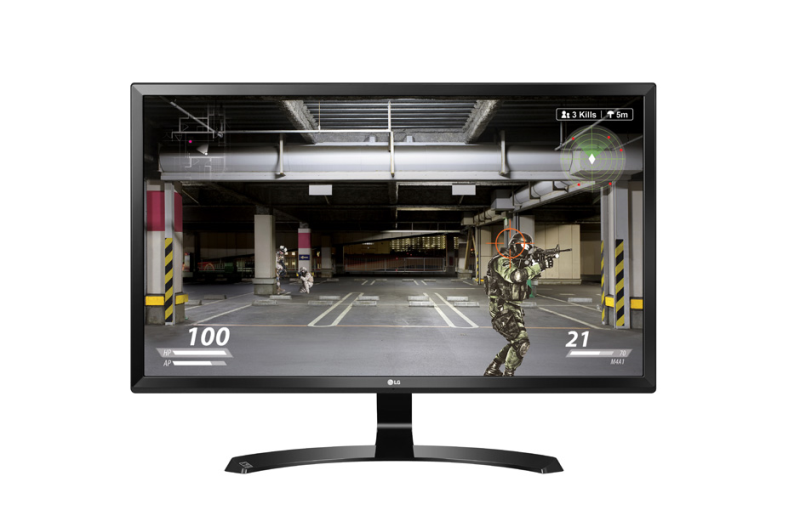 LG 27" 27UD58-B IPS LED 4K, 3840x2160, 5ms, 250cd/m2, Mega DCR, 178°/178°, 2*HDMI, DisplayPort, Headph.Out, Tilt,  Black