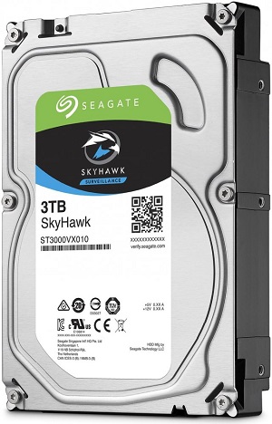 HDD SATA Seagate 3000Gb (3Tb), ST3000VX010, SkyHawk Guardian Surveillance, 5900 rpm, 64Mb buffer