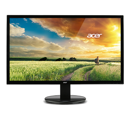 ACER 24" K242HLDbid LED, 1920x1080, 1ms, 250cd/m2, 1000:1, VGA + DVI (w/HDCP) + HDMI, Glossy Black