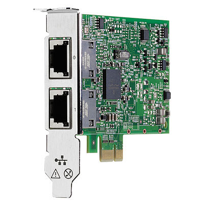 HPE Ethernet Adapter, 332T, Broadcom, 2x1Gb, PCIe(2.0), for G7/Gen8/Gen9/Gen10 servers