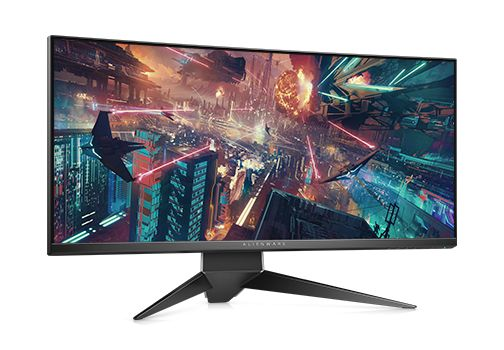 Dell 34" AW3418HW Curved LCD BK/BK ( IPS; 21:9; 300cd/m2; 1000:1; 4ms; Nvidia G-SYNC; 2560x1080; 178/178; HDMI; DP; USB; HAS; Tilt; Swiv)