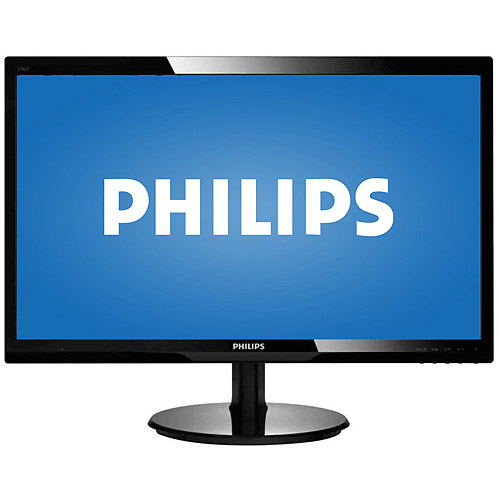 24" Philips 246V5LHAB 1920x1080 TN LED 16:9 1ms VGA HDMI 10M:1 170/160 250cd Speakers Black.