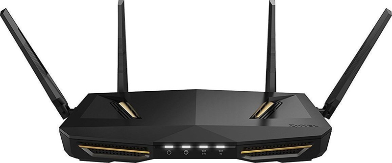 Zyxel NBG6817 Armor Z2, AC2600, AC Wave 2, MU-MIMO, 802.11a/b/g/n/ac (800+1733 Мбит/с), 4 внешние антенны, 1xWAN GE, 4xLAN GE, USB3.0 и USB2.0 (нет поддержки L2TP)
