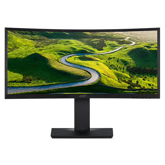 ACER 35" CZ350CKbmiiphx (21:9)/VA(LED)/3440x1440/4ms/300nits/2000:1/2xHDMI + DP + Audio Out/Adaptive Sync, Headphone Hook/Black Curved 1800R/100Hz(DP)/50Hz(HDMI)/VESA No