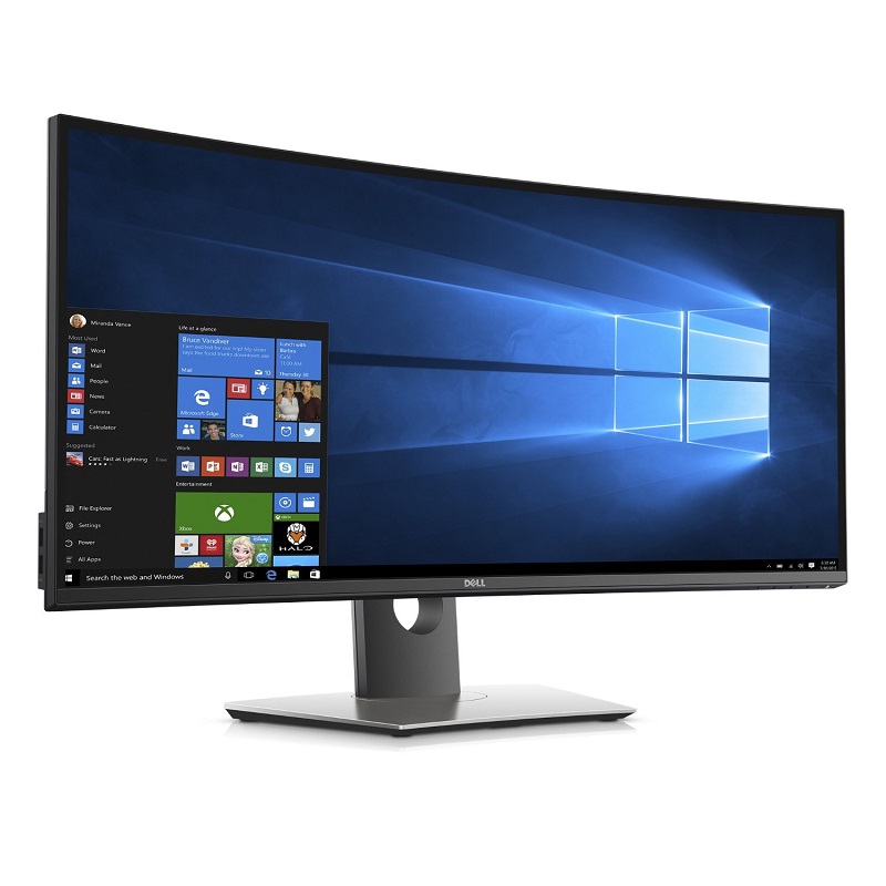 Dell 34''    U3417W LCD S/BK ( IPS; 21:9; 300 cd/m2; 1000:1; 3440x1440; 5ms; 178/178;  HDMI; DP; mini DP; USB; HAS; Tilt; Spk 2х9W)