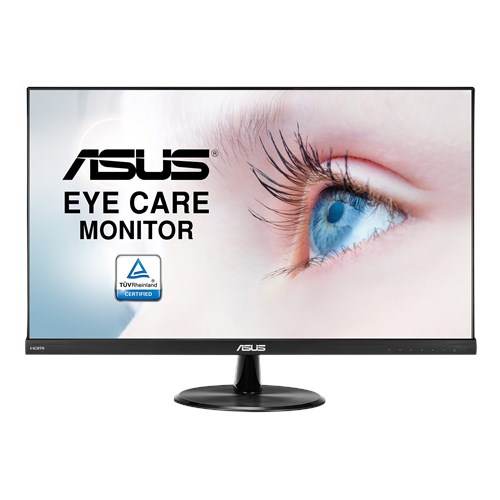 ASUS 23.8" VP249H IPS LED, 1920x1080, 5ms, 250cd/m2, 100Mln:1, 178°/178°, D-Sub, HDMI, колонки, Frameless, Eye Care, Tilt, VESA, Black, 90LM03L0-B01A70
