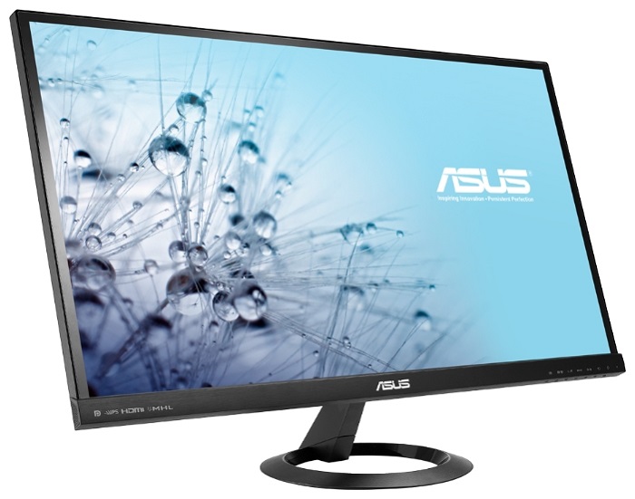 ASUS 27" VZ279Q IPS LED, 1920x1080, 5ms, 80M:1, 250 cd/m, 178°/178°, HDMI, DisplayPort, колонки, Slim Design, Icicle Gold+Black, 90LM02XC-B02470