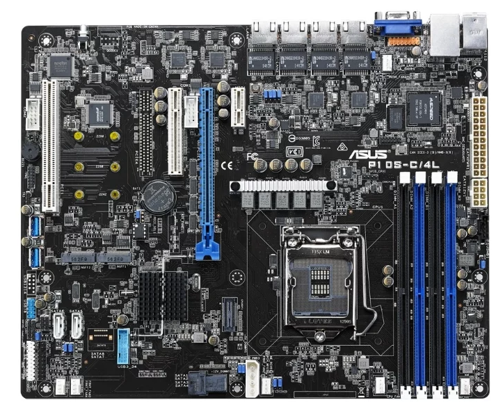 ASUS P10S-C/4L /SP XEON,C232,ATX,4DIMM ; 90SB0530-M0UAY0