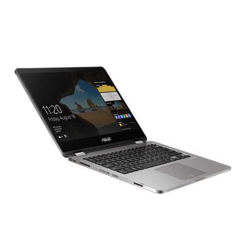 ASUS VivoBook Flip 14 BTS TP401CA-EC104T Core m3-7Y30/8Gb/128Gb HDD/Intel HD graphics 620/14.0"/FHD TOUCH (1920x1080)AG/WiFi/BT/Cam/Windows 10/1,4kg