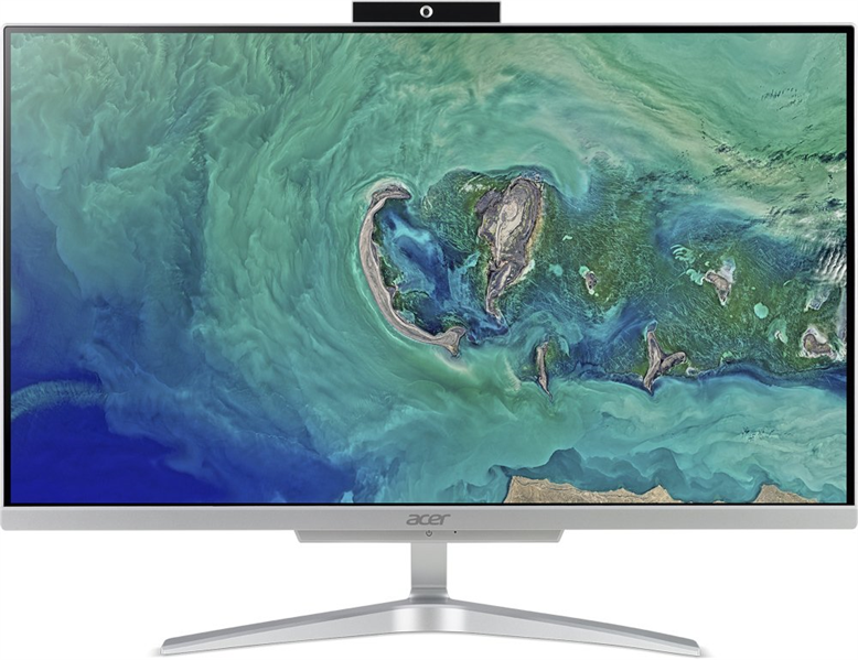 ACER Aspire C24-860  All-In-One 23,8" FHD(1920x1080),  i3 7130U, 4GbDDR4, 1TB/5400, Intel HD, noDVD-RW, WiFi+BT,USB KB&Mouse, silver, Win10Pro 1Y carry-in