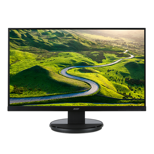 ACER 27" K272HULDbmidpx (16:9)/IPS(LED)/ZF/2560x1440/4ms/350nits/1000:1/DVI (Dual Link) + HDMI + DP + Audio Out/2Wx2/Black Glossy/60Hz/VESA 100x100