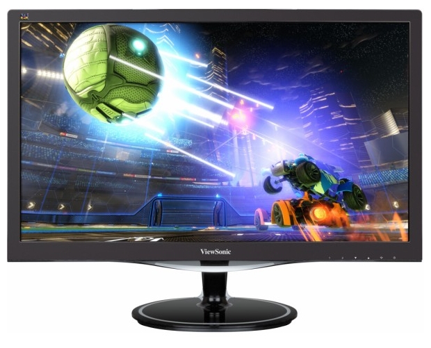 Viewsonic 23.6" VX2457-MHD LED, 1920x1080, 300 cd/m2, 20Mln:1, 170/160, 2ms, D-Sub, HDMI, DisplayPort, колонки, Glossy Black