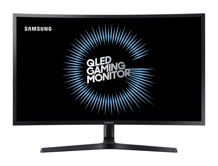 Samsung 27" C27HG70QQI VA LED изогнутый 16:9 2560x1440 1ms 3000:1 350cd 178/178 2*HDMI DP БП внешний Has Pivot Black