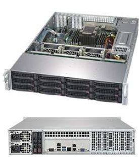 Supermicro SuperStorage 2U Server 5029P-E1CTR12L noCPU(1)Scalable/TDP 70-205W/ no DIMM(8)/ 3008RAID HDD(12)LFF + opt. 2SFF/ 2x10Gbe/ 4xLP/ 2x800W