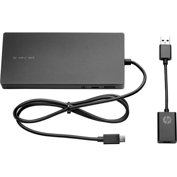 (Замена - 1MK33AA#ABB) HP Elite USB-C Docking Station G2 EURO (HP Elite x2 1012 G2/Pro x2 612 G2/Spectre x360/EliteBook x360/Folio G1/через кабель USB-A USB-C/1040 G3/EliteBook 800 G3/G4/600 G2/G3)