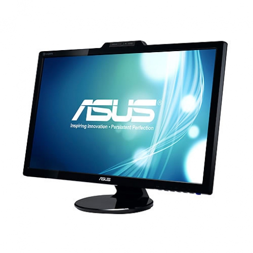 ASUS 27" VK278Q LED, 1920x1080, 2ms, 300 cd/m2, 170°/160°, 10Mln:1, D-Sub, DVI-D, HDMI, DisplayPort, колонки, HD Camera, VESA(100x100), Black, 90LMB6101T11181C-