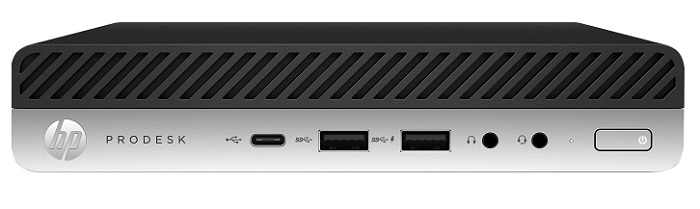 HP ProDesk 600G3 Mini Core i5-7500T,8GB DDR4-2400 (1x8GB),256GB SSD,USB kbd/mouse,Stand,Intel AC 2x2 BT,VGA,Win10Pro(64-bit),3-3-3 Wty