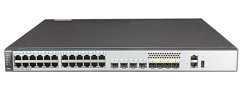 Huawei S5720-28X-PWR-SI Bundle(24 Ethernet 10/100/1000  PoE+ ports,4 of which are dual-purpose 10/100/1000 or SFP,4 10 Gig SFP+,with 500W AC power) (02350DLW)