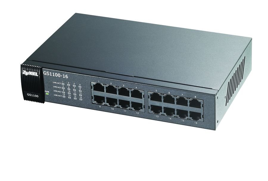 ZyXEL GS1100-16  16 port Gigabit Unmanaged Switch