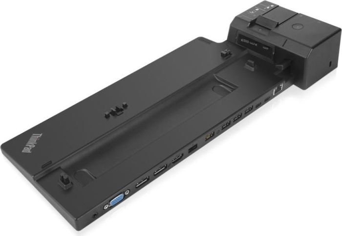 ThinkPad Ultra Docking Station 135W, 4xUSB3.1, 2xUSB-C, Eth, 2xDP, 1xHDMI,  1xVGA, 1xCombo Audio Port, DC-IN, Kensington slot, Key lock for L480/ L580/ P52s/ T480/ T480s/ T580/ X280/ X1 Carbon (6G)